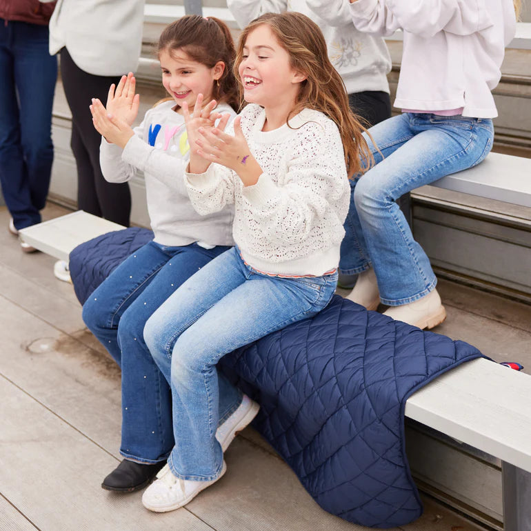 Blanket - Navy - Quilted Puffer Blanket - Pretty Rugged