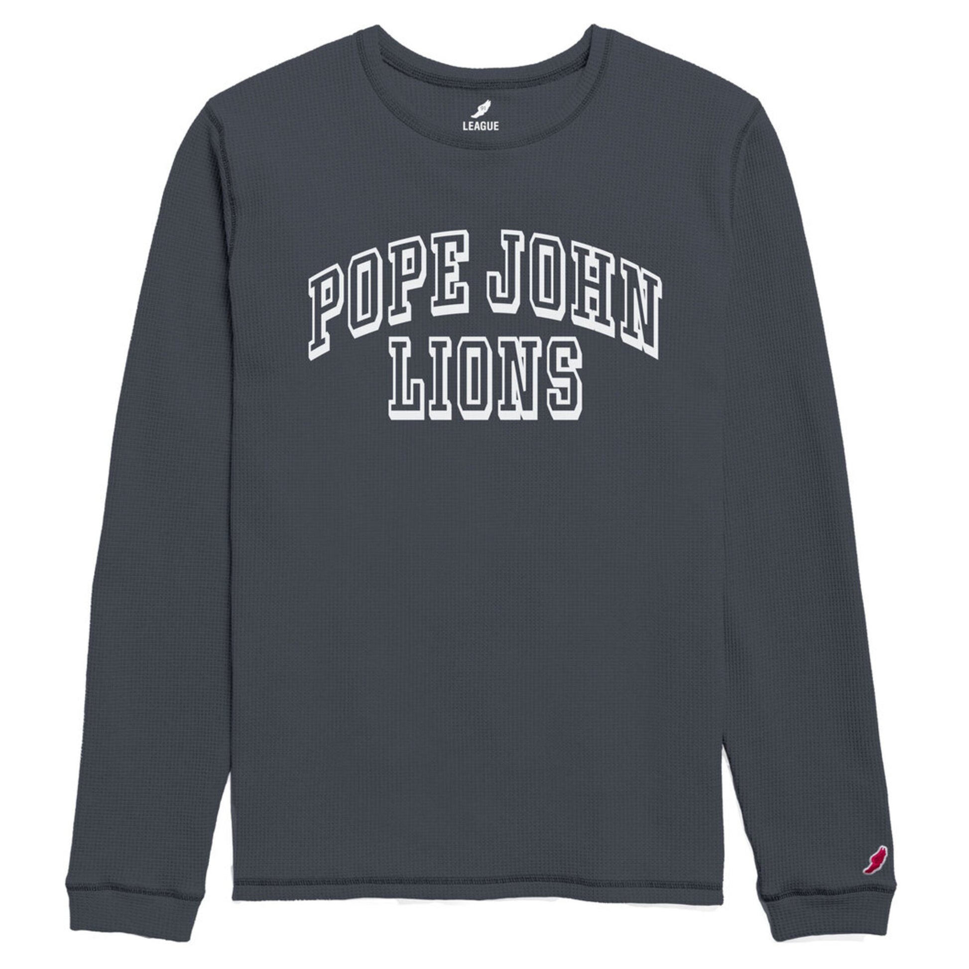 CLEARANCE - Men's  Long Sleeve Tee - Navy - League Slub Thermal