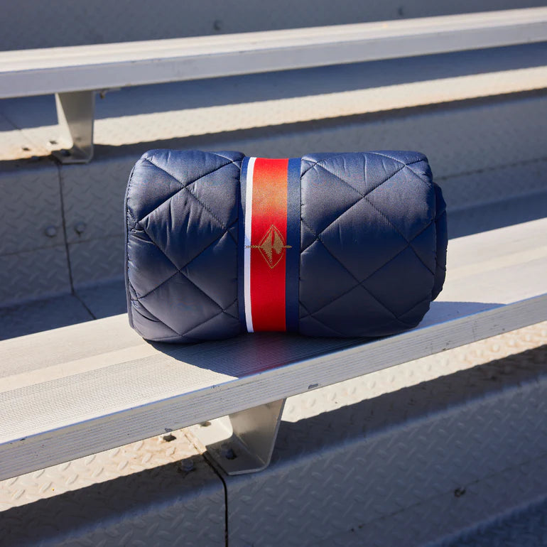 Blanket - Navy - Quilted Puffer Blanket - Pretty Rugged