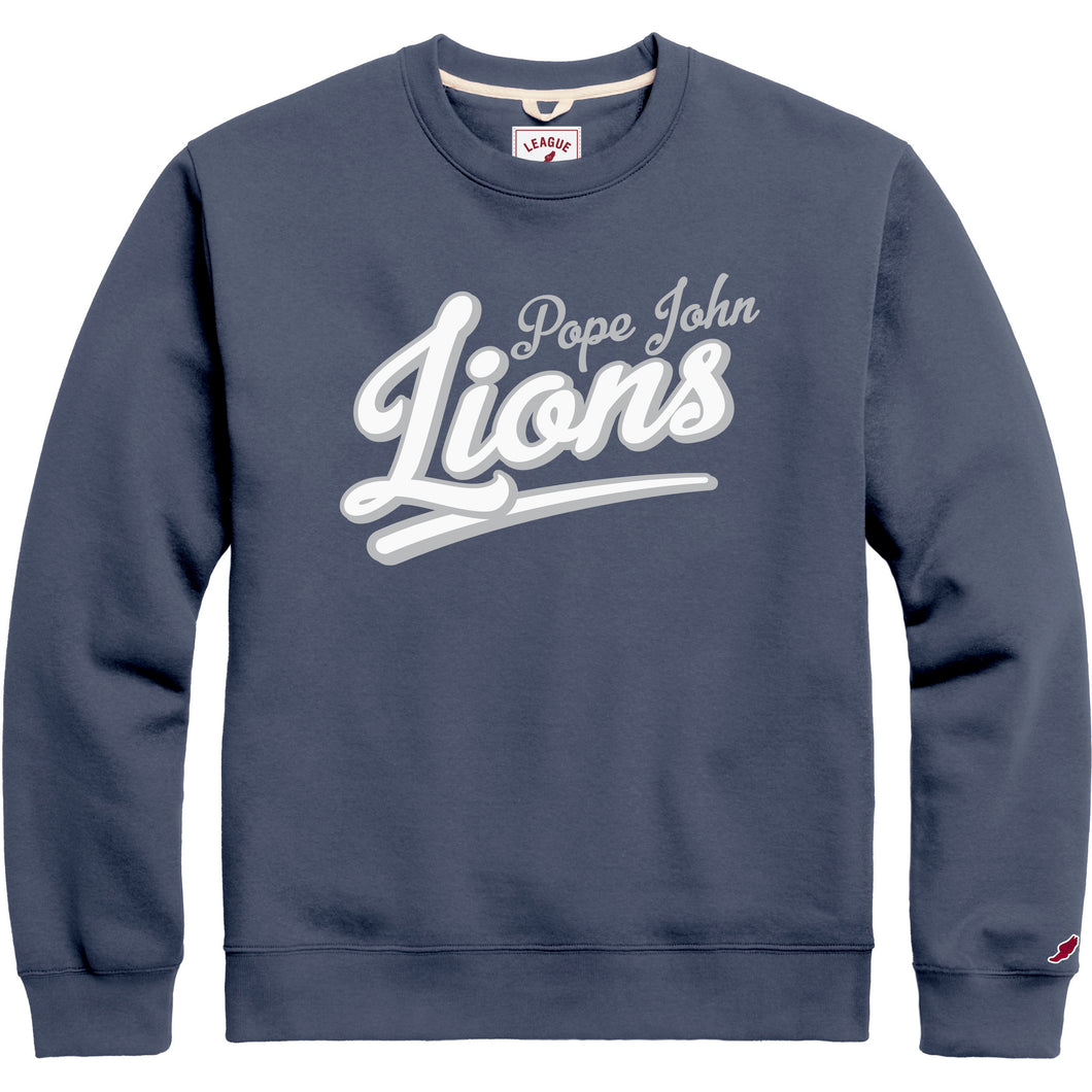 NEW ITEM - League The Essential Collection - Fleece Crew- Denim