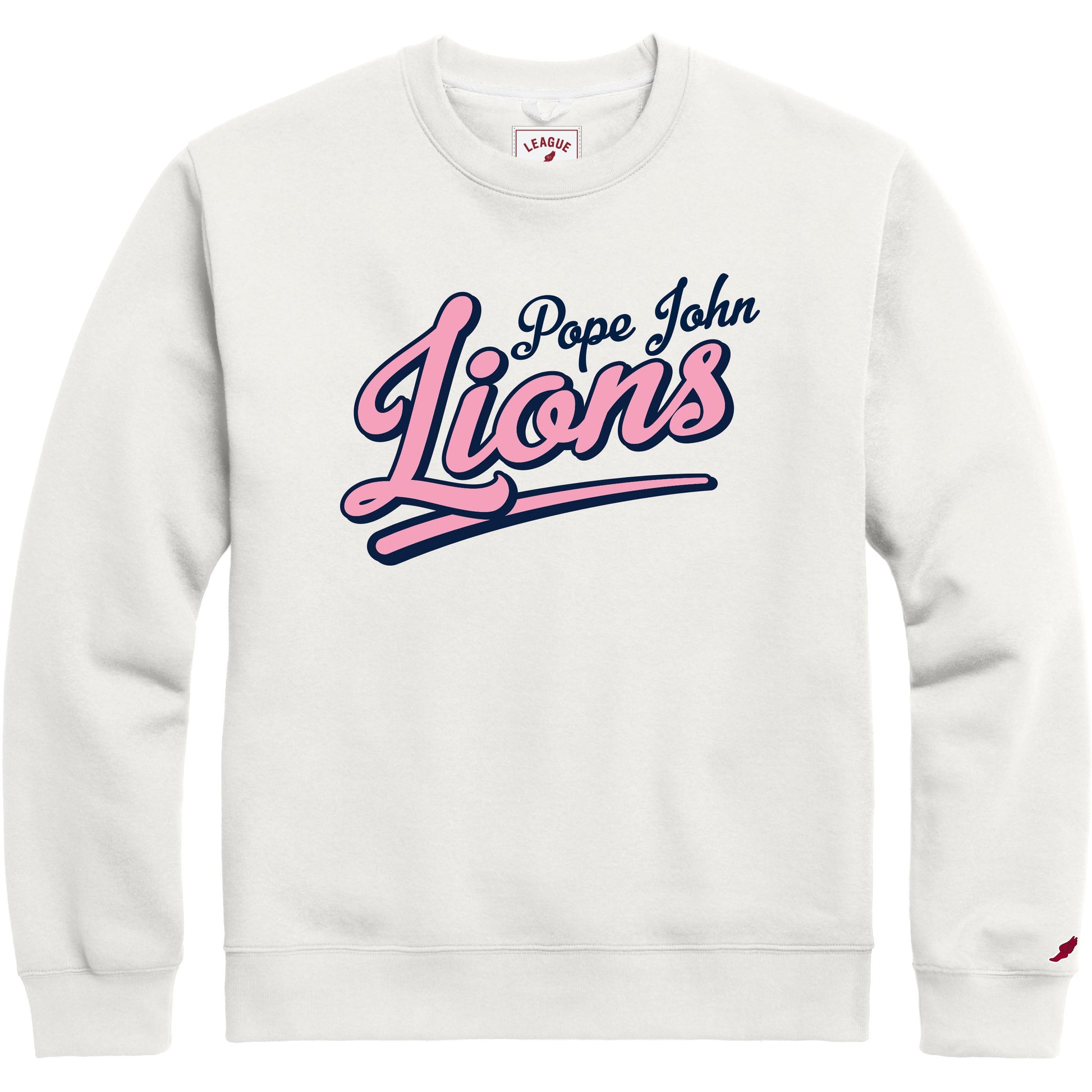 Crew Sweatshirt - White - League The Essential Collection