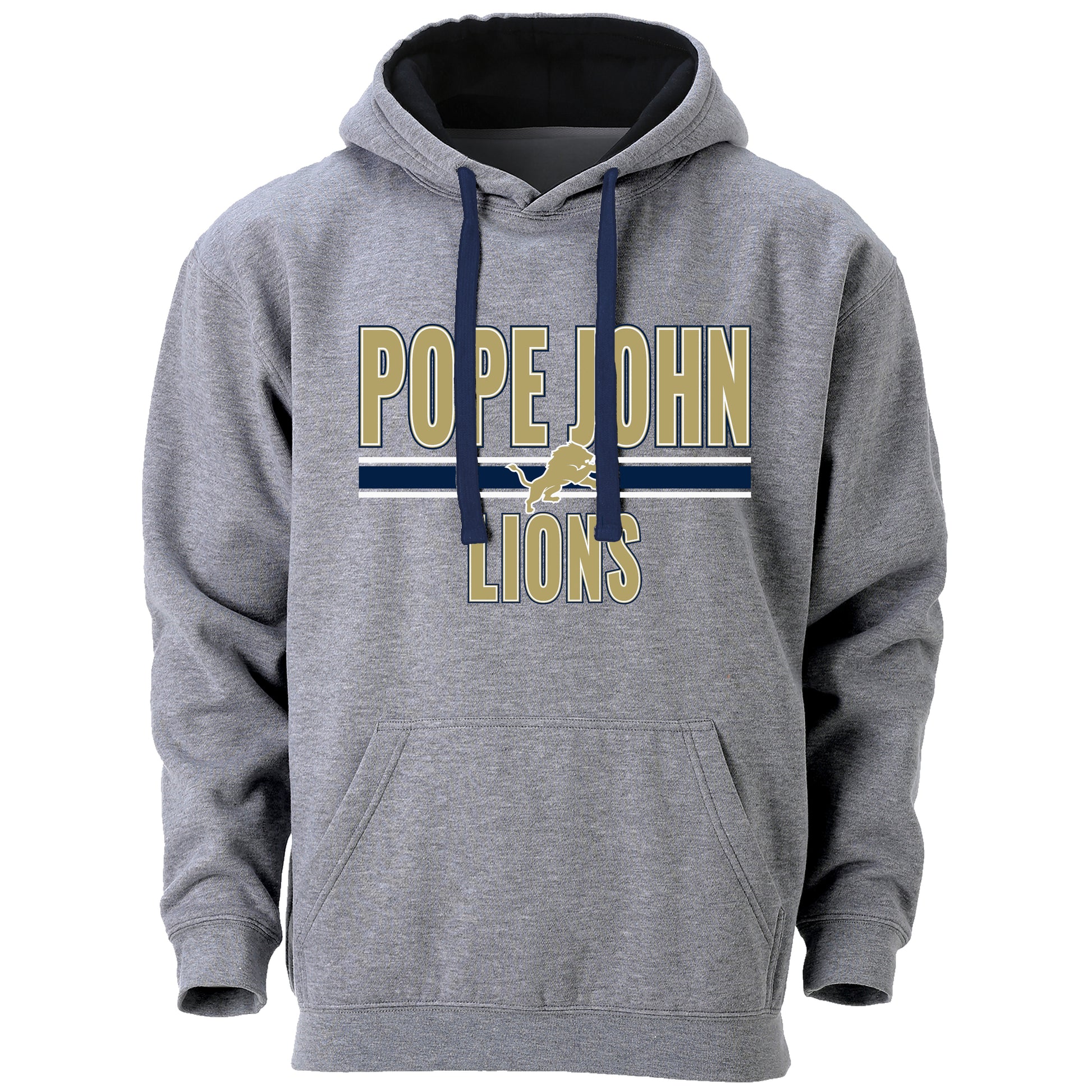 Hooded Sweatshirt - Gray - League Ouray Benchmark Collection - Men's Color Block