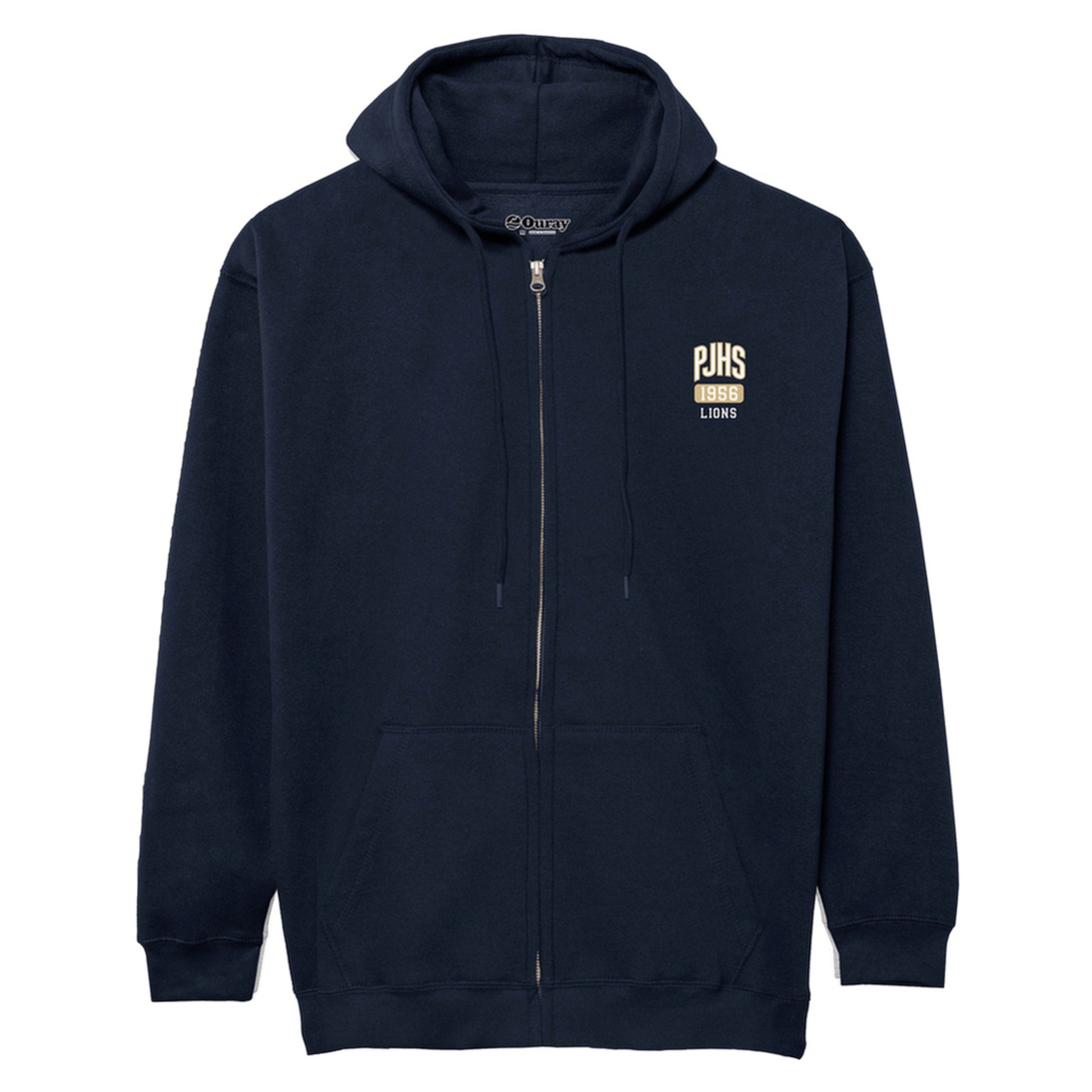Full Zip Hooded Sweatshirt - Navy - League Ouray Benchmark Collection