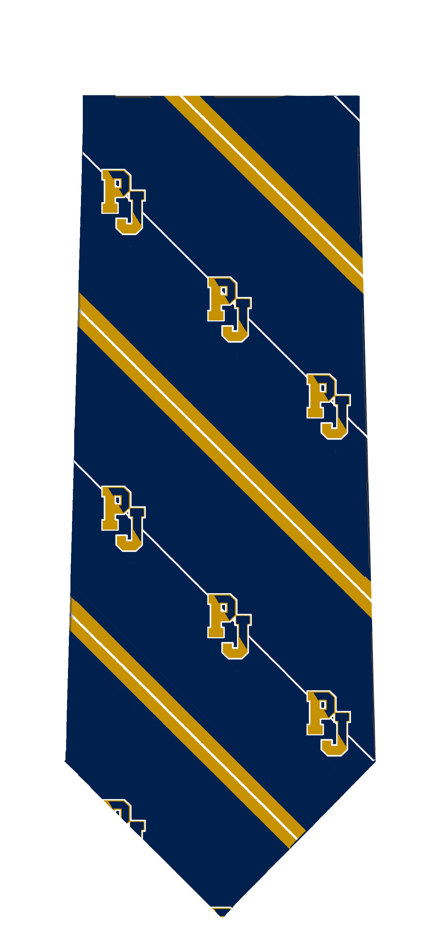 Silk Ties - Underclassmen - Color-block PJ Stripes - 6 Bridges