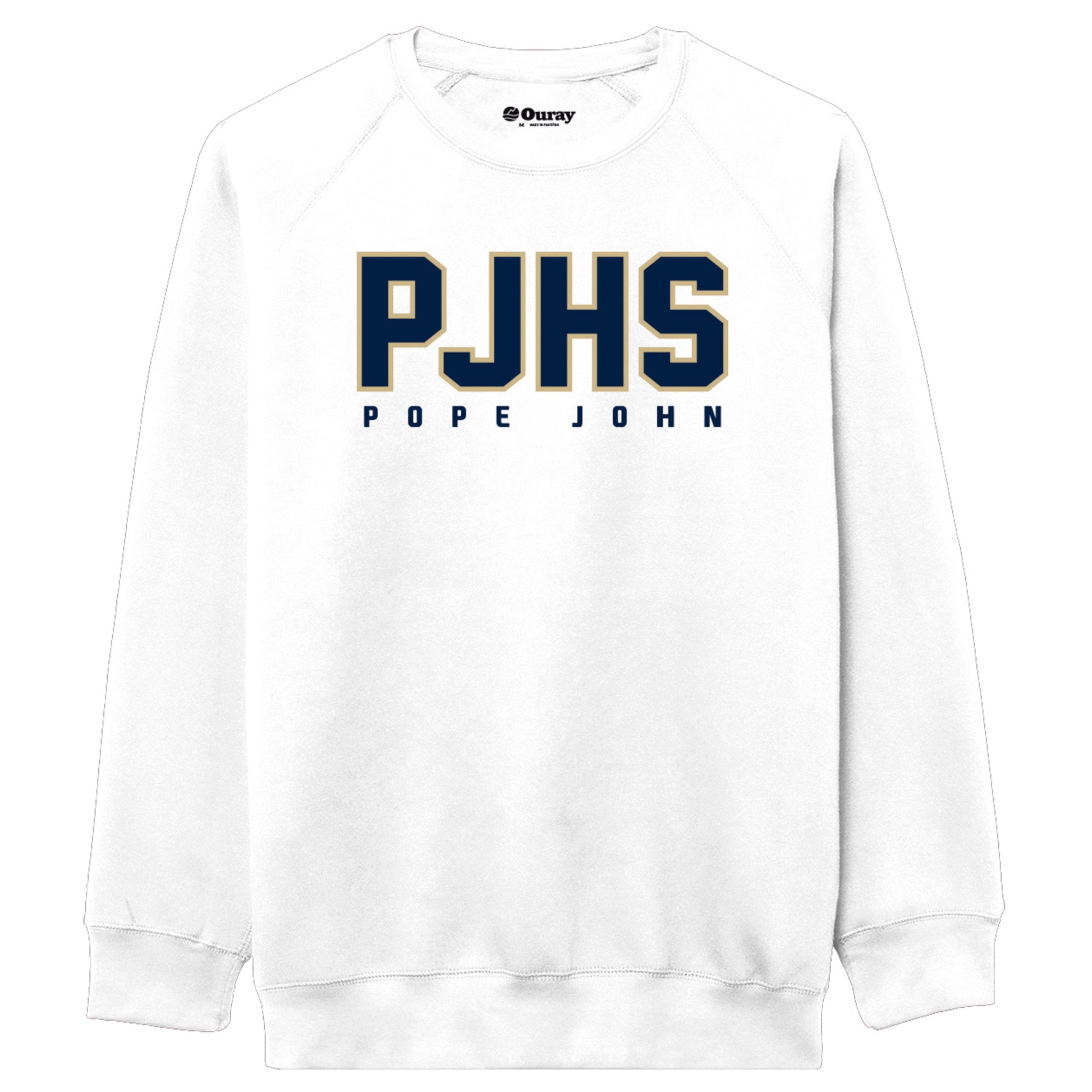 Crew Sweatshirt - White - League Ouray Benchmark Collection