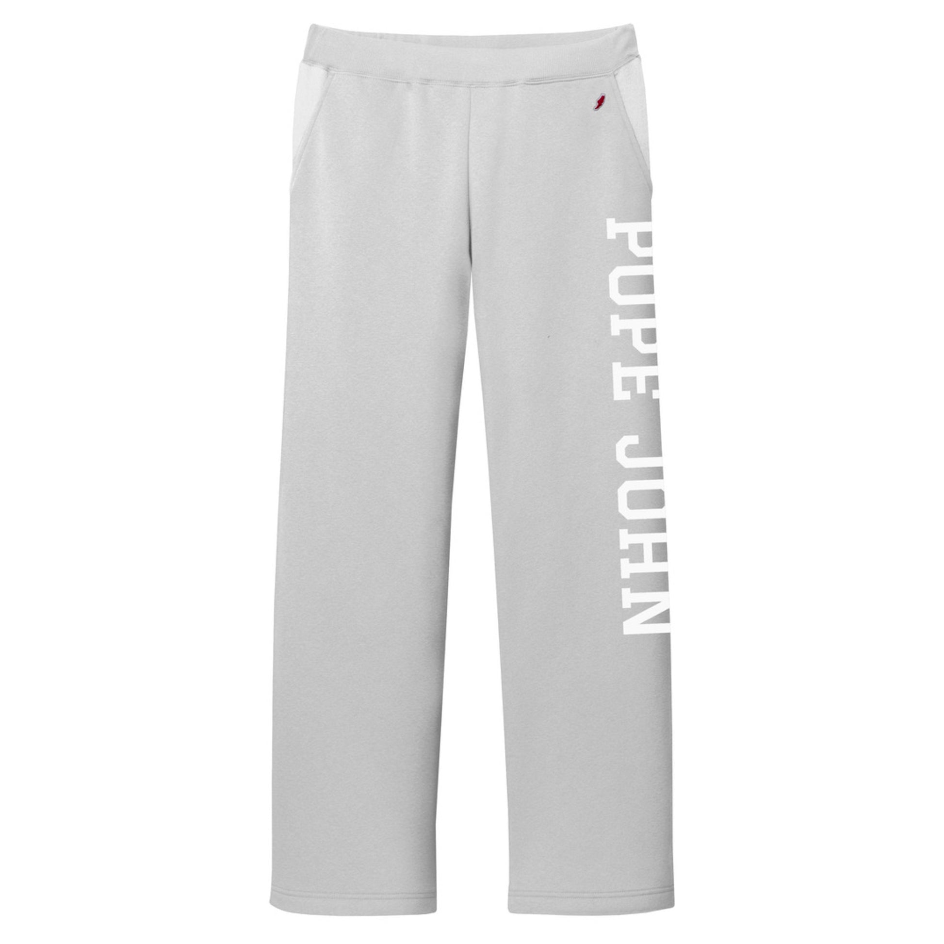 Women's Sweatpants - Gray - League Reverse Fleece Collection - Open Bottoms