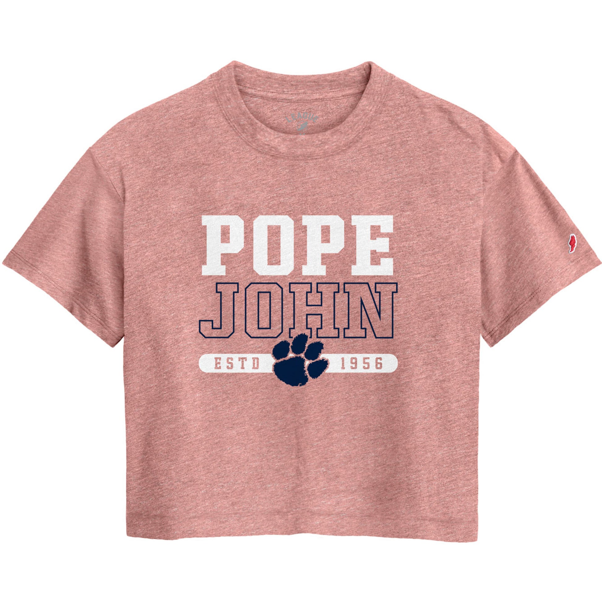 Women's Midi Short Sleeve Tee - Dusty Rose - League Intramural Collection - New Item