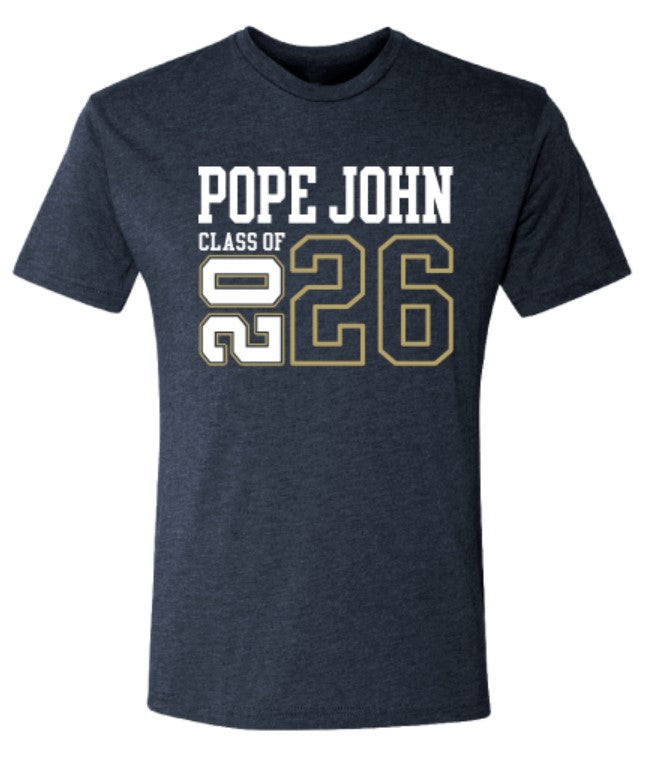 CLASS OF 2026- Choose Crew, Hoodie or Tee - Navy - ES Sports