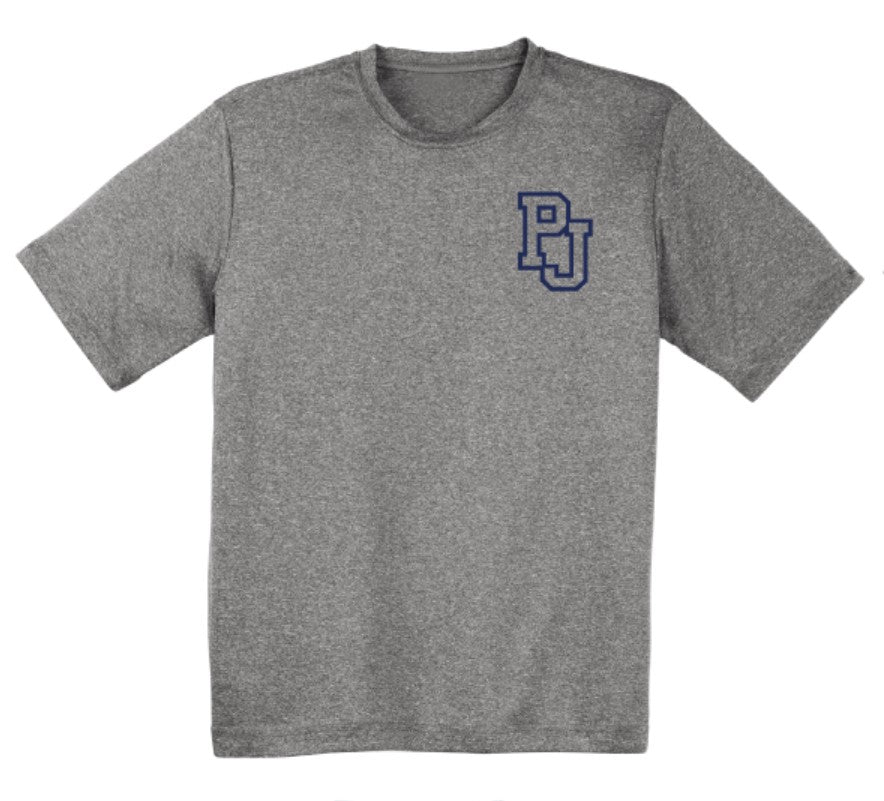 Gym Uniform - Unisex S/S Performance Tee - Heather Grey - ES Sports