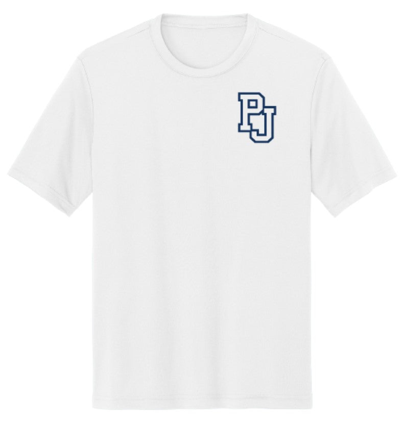 Gym Uniform - Unisex S/S Performance Tee - White - ES Sports