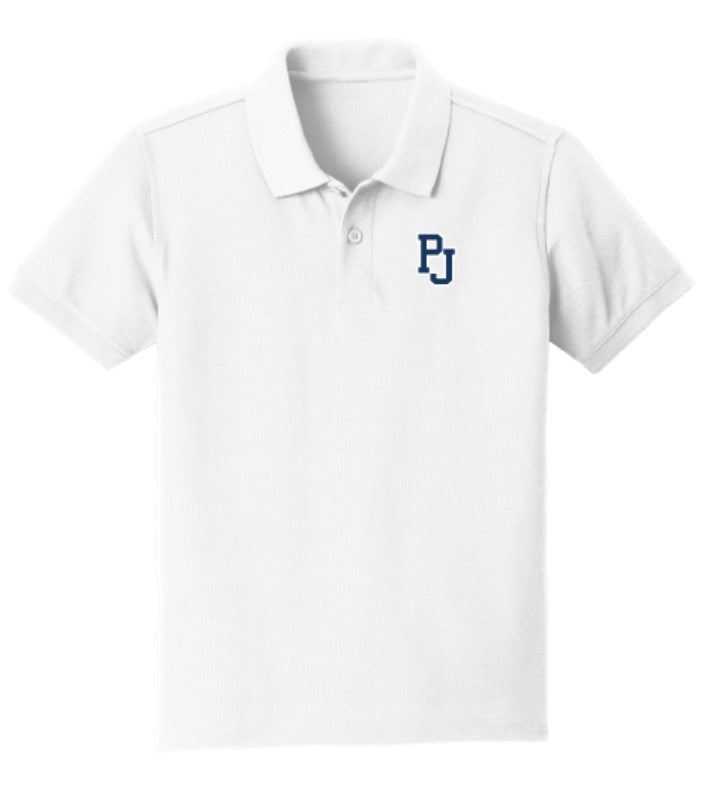 Women's Polo Short Sleeve Top - White - ES Sports