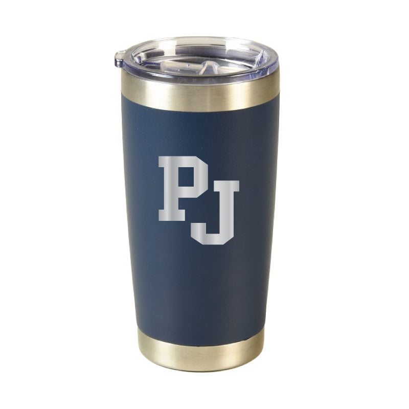 Beverage Tumbler - Navy 20 Oz.- Stainless Steel - Laser Etched - RFSJ