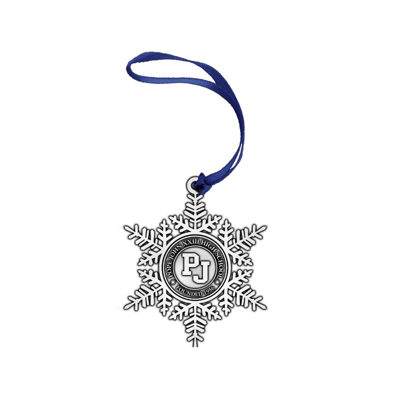 Ornament - Pewter PJ Snowflake Ornament - RFSJ
