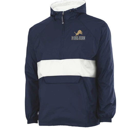 Pack and Go Pullover - Navy/White - Charles River