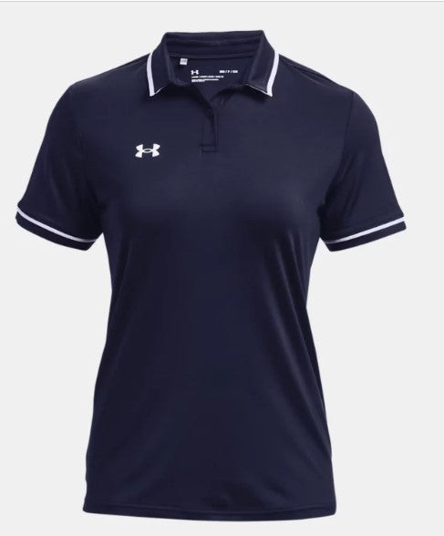 NEW ITEM - Under Armour - Women's Team Tipped Polo- Navy