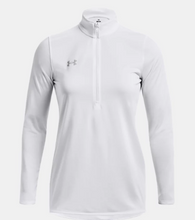 Load image into Gallery viewer, Women&#39;s 1/2 Zip - White - Under Armour - Team Tech
