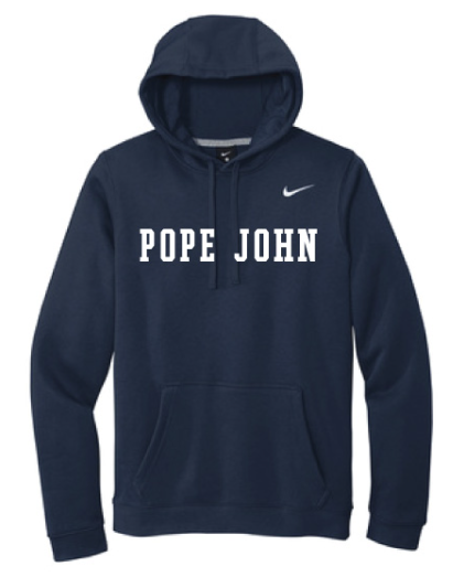 Hooded Sweatshirt - Navy - Club Fleece - Nike