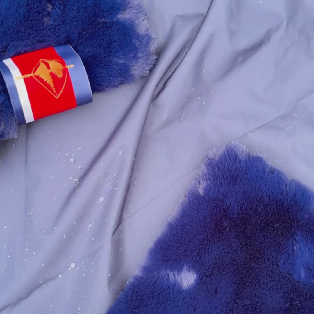 Blanket- Navy - Long Lap Faux Fur / Water Proof Blanket - Pretty Rugged