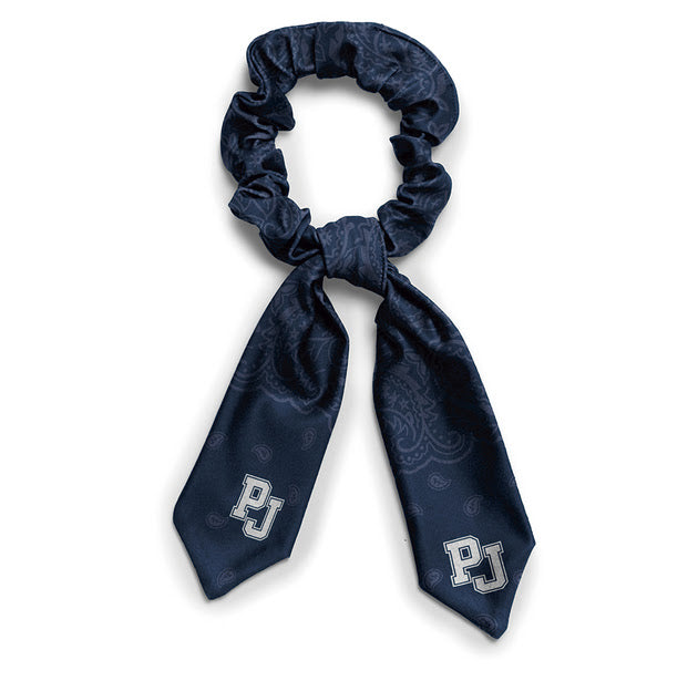 Hair Sprit Tie Scrunchie - Navy - League Spirit Accessories Collection - Single