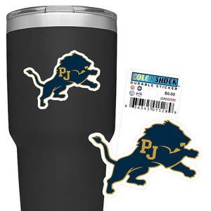 NEW ITEM - CDI- Durable Sticker- Leaping Lion