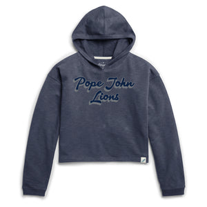 SALE - League Weathered Terry Collection- Women's Crop Hood