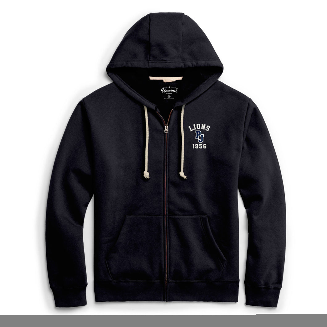 NEW FALL ITEM - League The Essential Collection - Essential Full Zip Hoodie- Navy