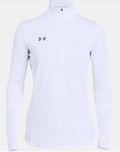 Load image into Gallery viewer, NEW SPRING ITEM - Under Armour - Women&#39;s Locker 1/2  Zip- White
