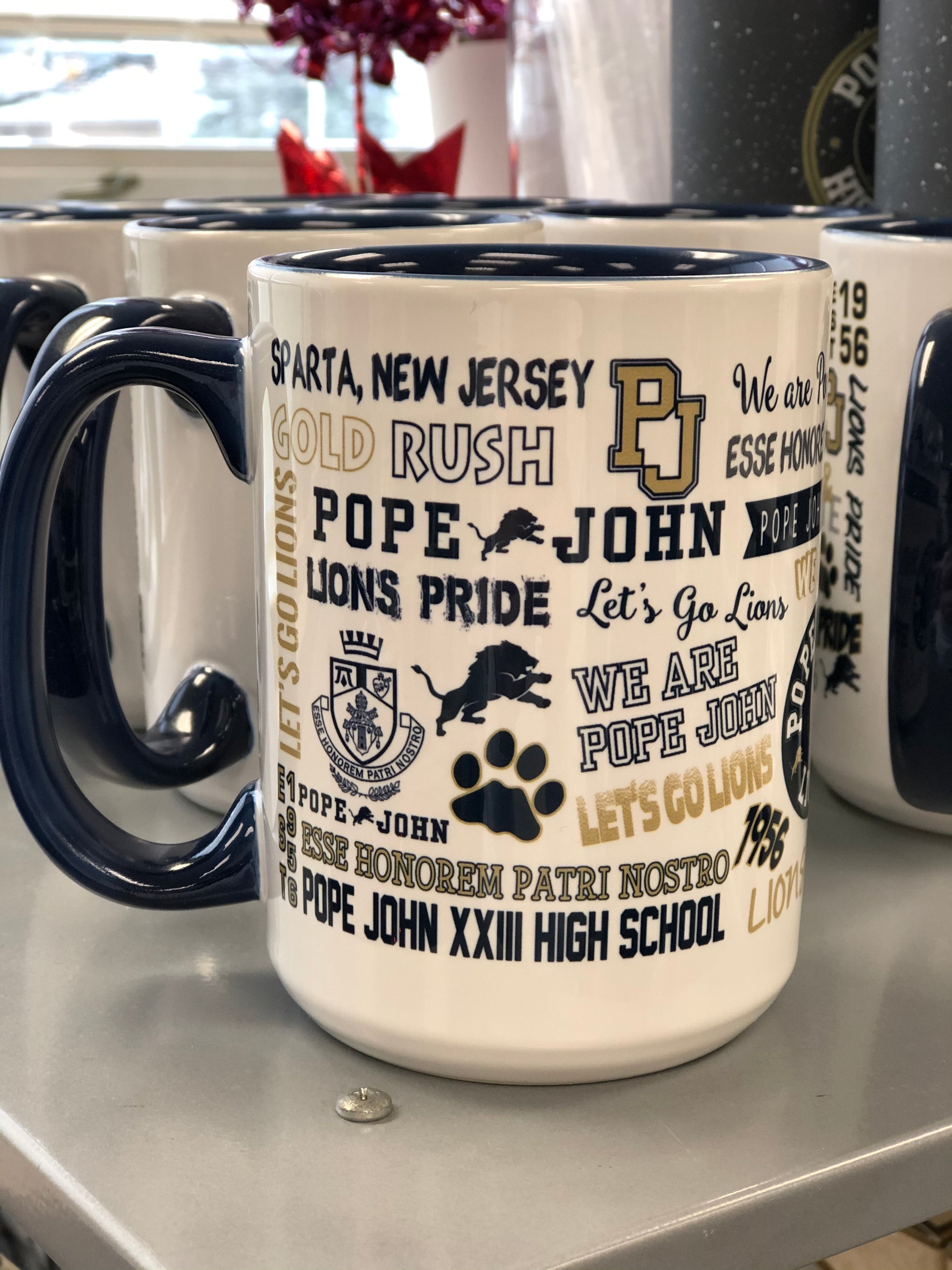 Ceramic Mug - White 15 Oz. - All Over Campus Mug - RFSJ