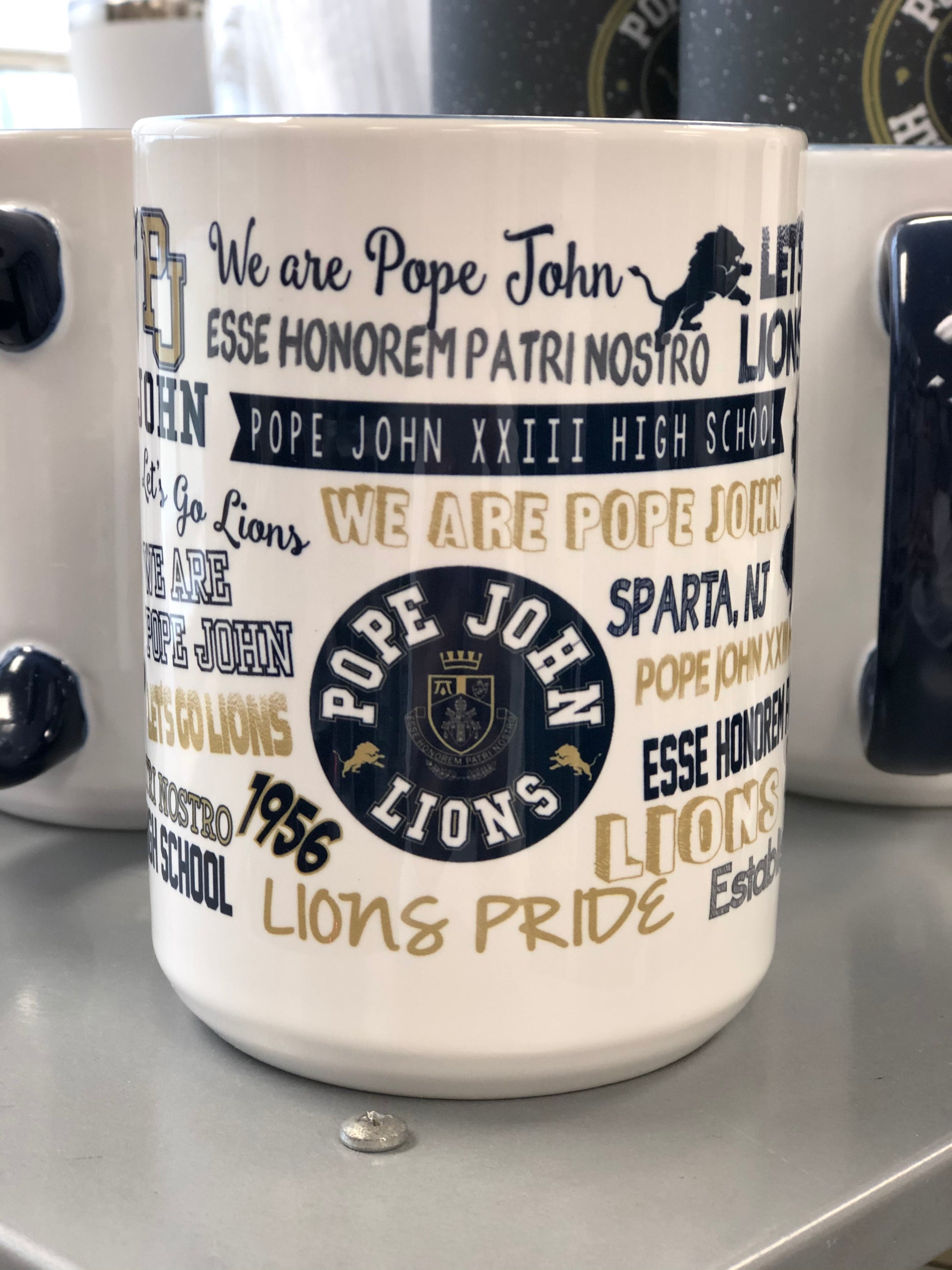 Ceramic Mug - White 15 Oz. - All Over Campus Mug - RFSJ