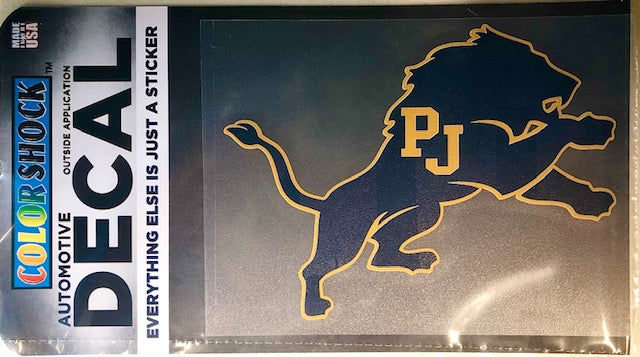 Decal - Car Decal Leaping Lion - CDI