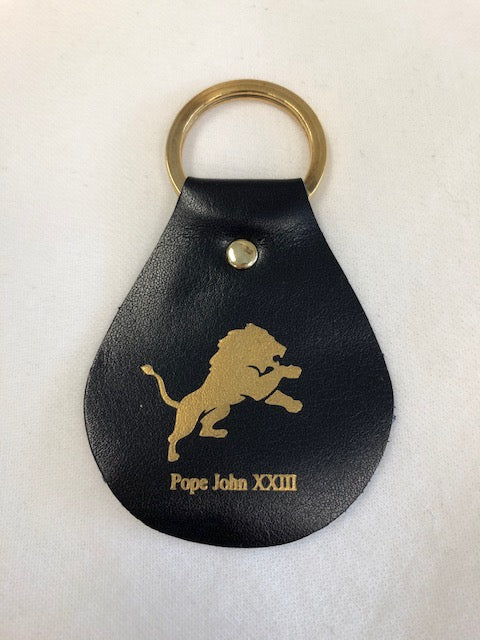 Key Chain - Navy - Leather Vintage