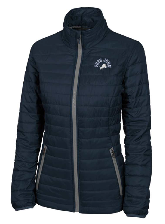 SALE - Women's Quilted Jacket - Navy - Charles River Collection - Lithium
