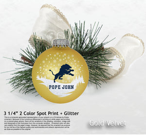 RFSJ- Glass Christmas collectible ornament