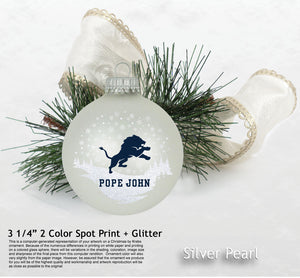 RFSJ- Glass Christmas collectible ornament