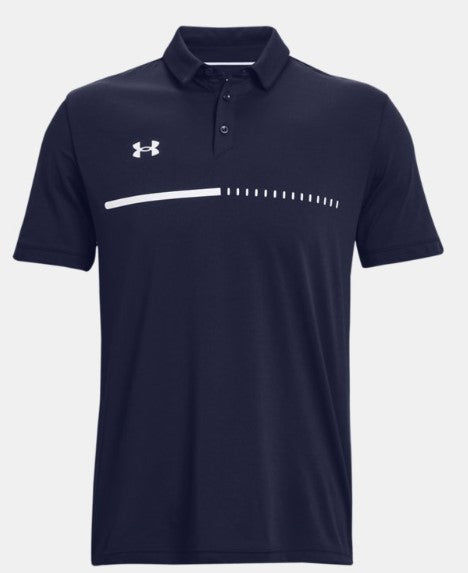 Men's Polo Short Sleeve Shirt - Navy - Under Armour - Title Polo Shirt