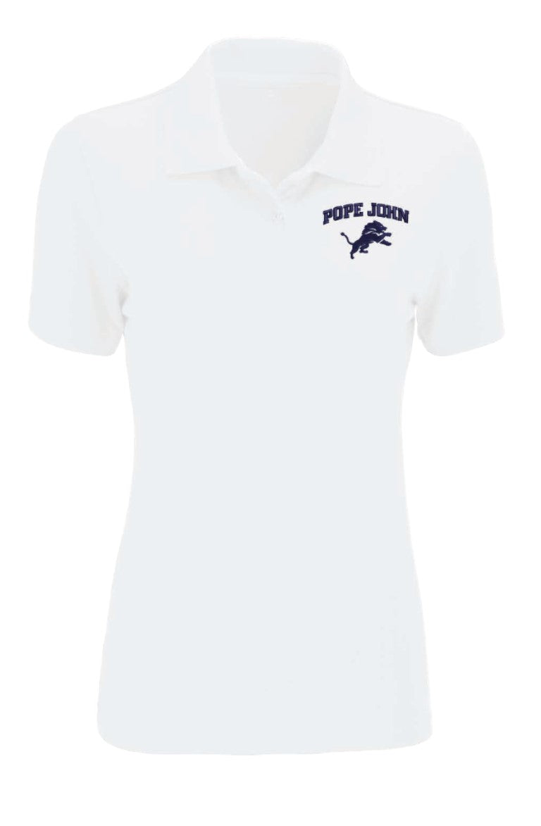 Women's Golf Polo Short Sleeve Tee - White - Vansport